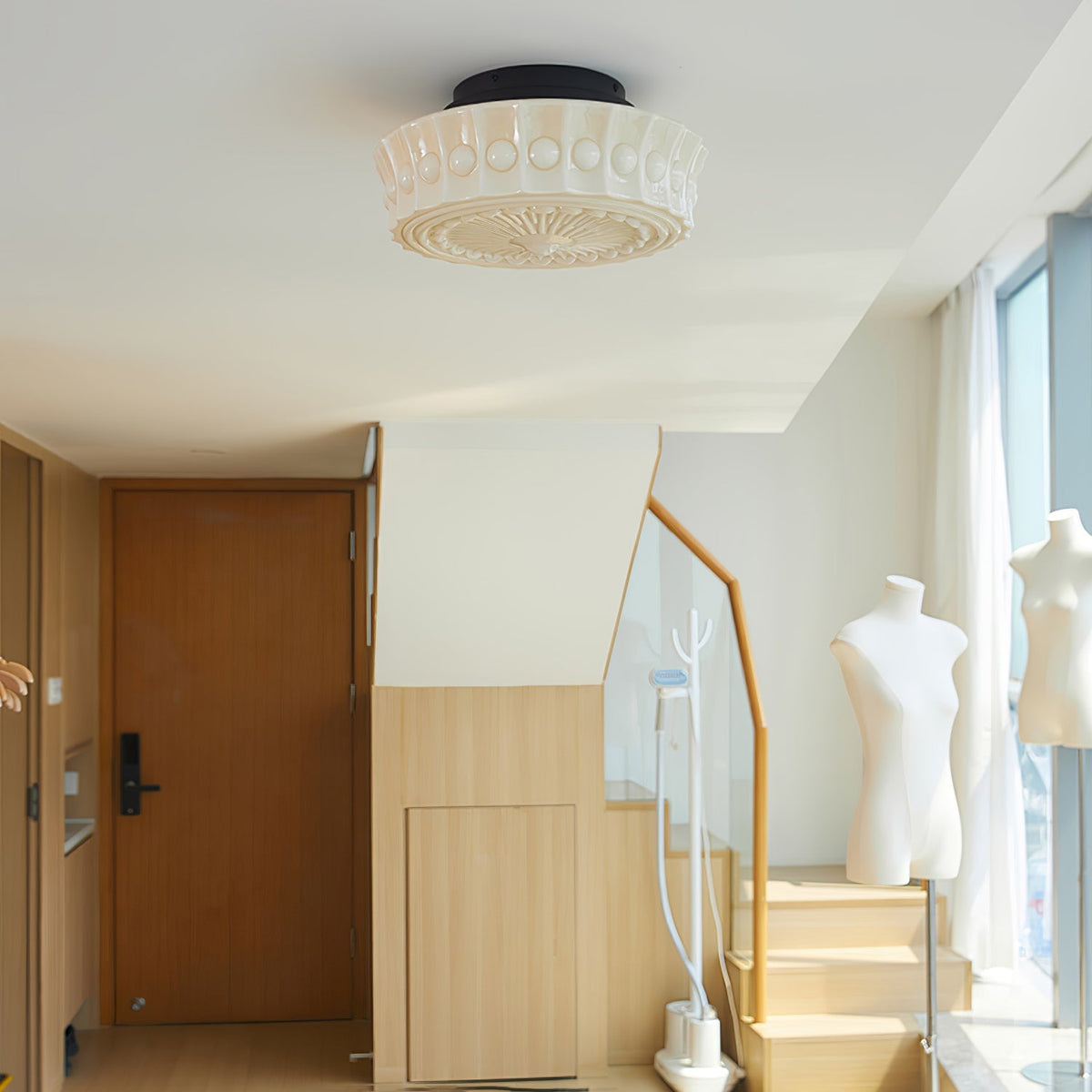 Norvale Charles Edwards Flush Mount Ceiling Light