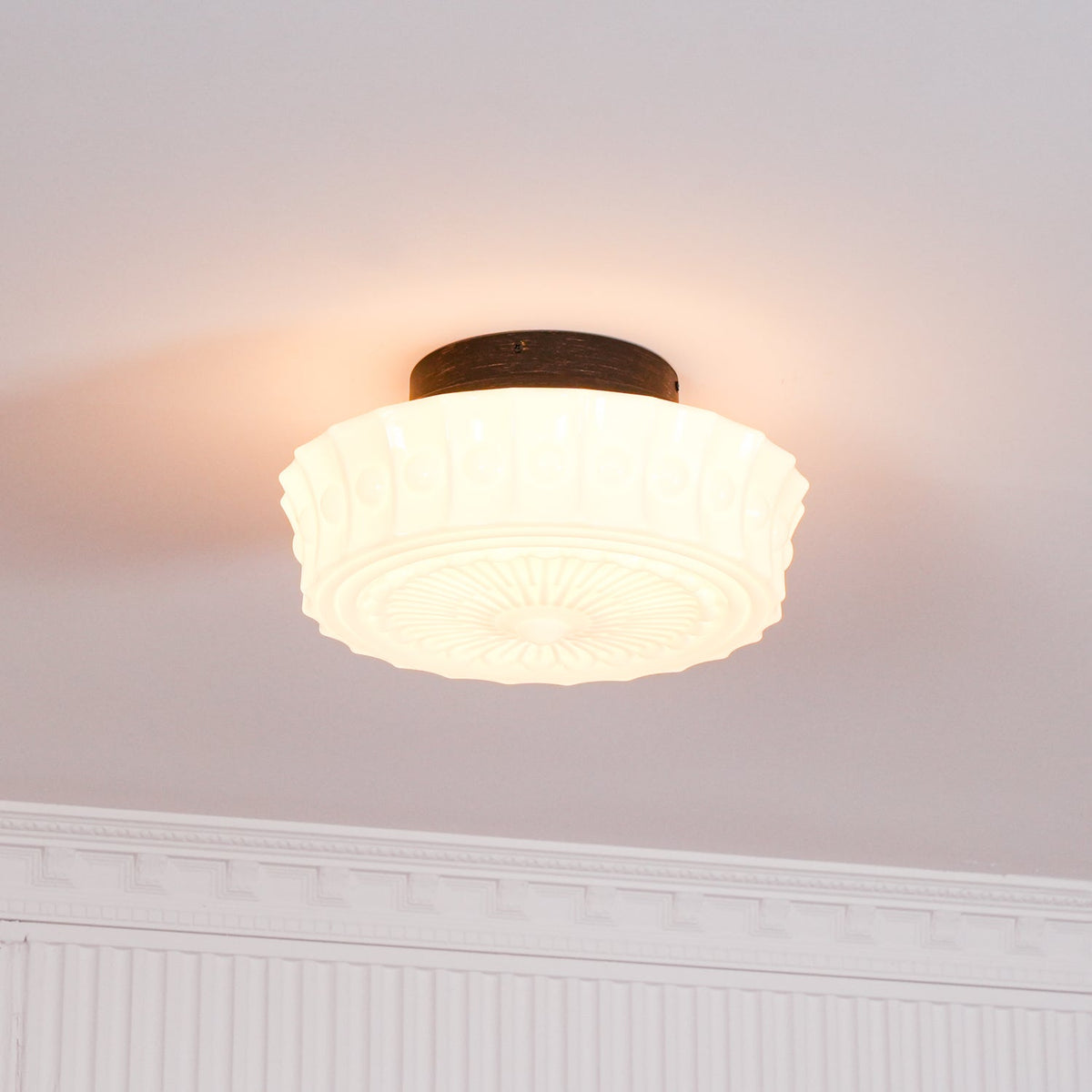 Norvale Charles Edwards Flush Mount Ceiling Light