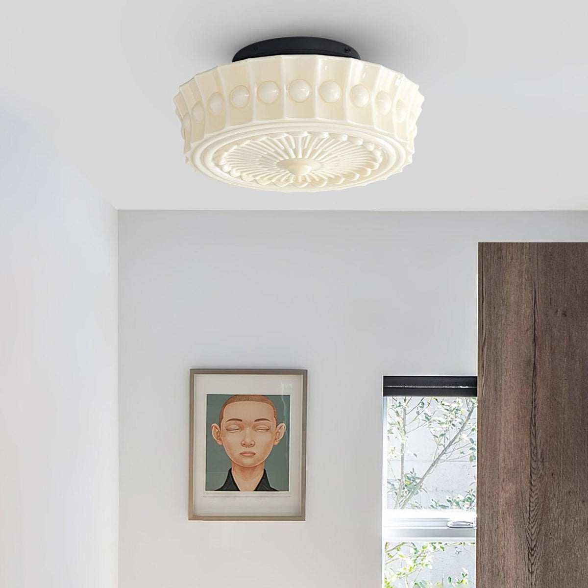 Norvale Charles Edwards Flush Mount Ceiling Light