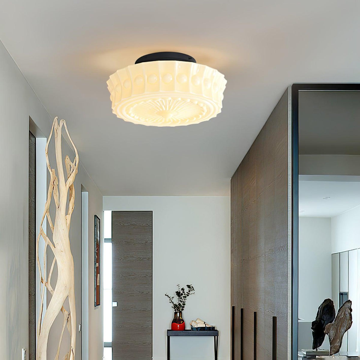 Norvale Charles Edwards Flush Mount Ceiling Light