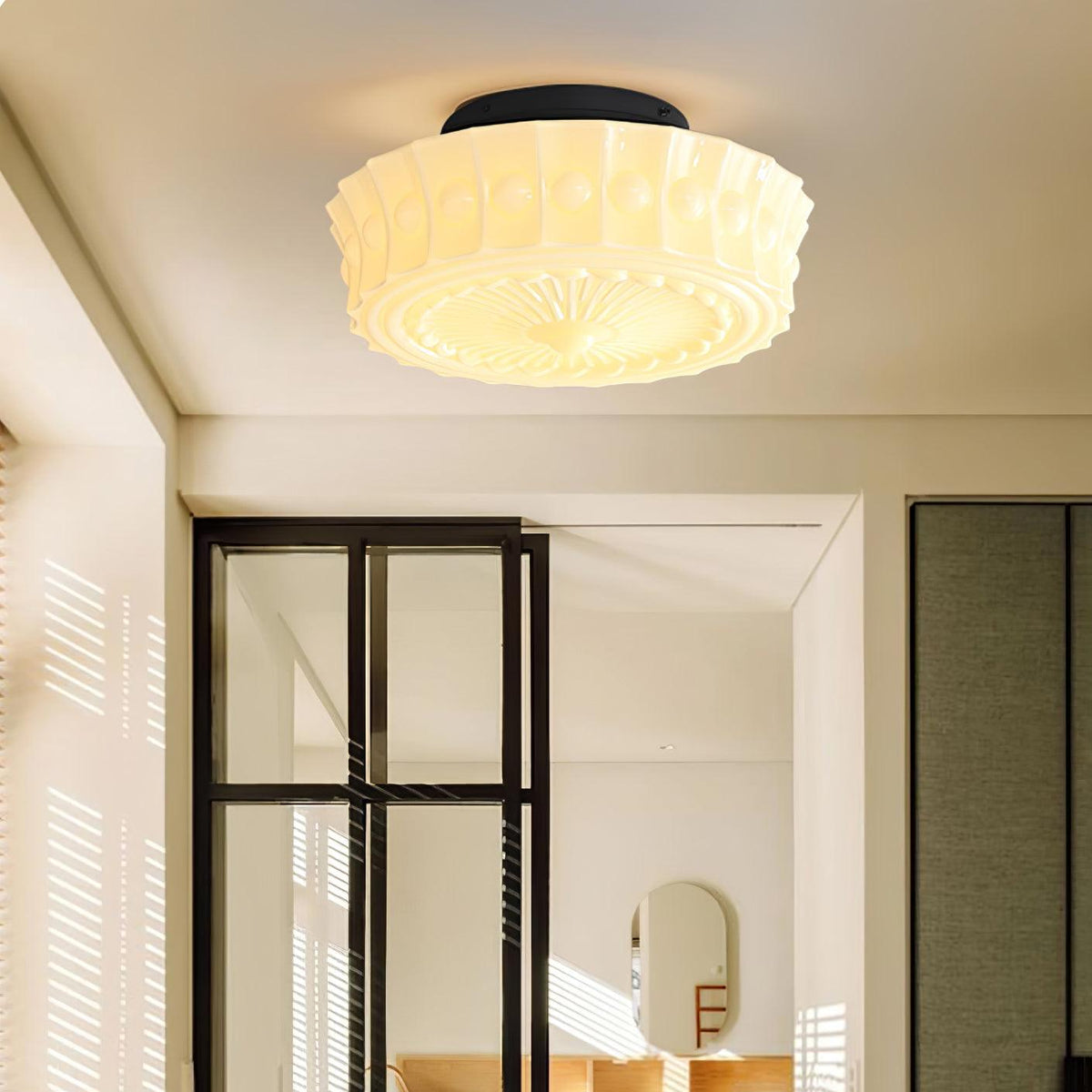 Norvale Charles Edwards Flush Mount Ceiling Light