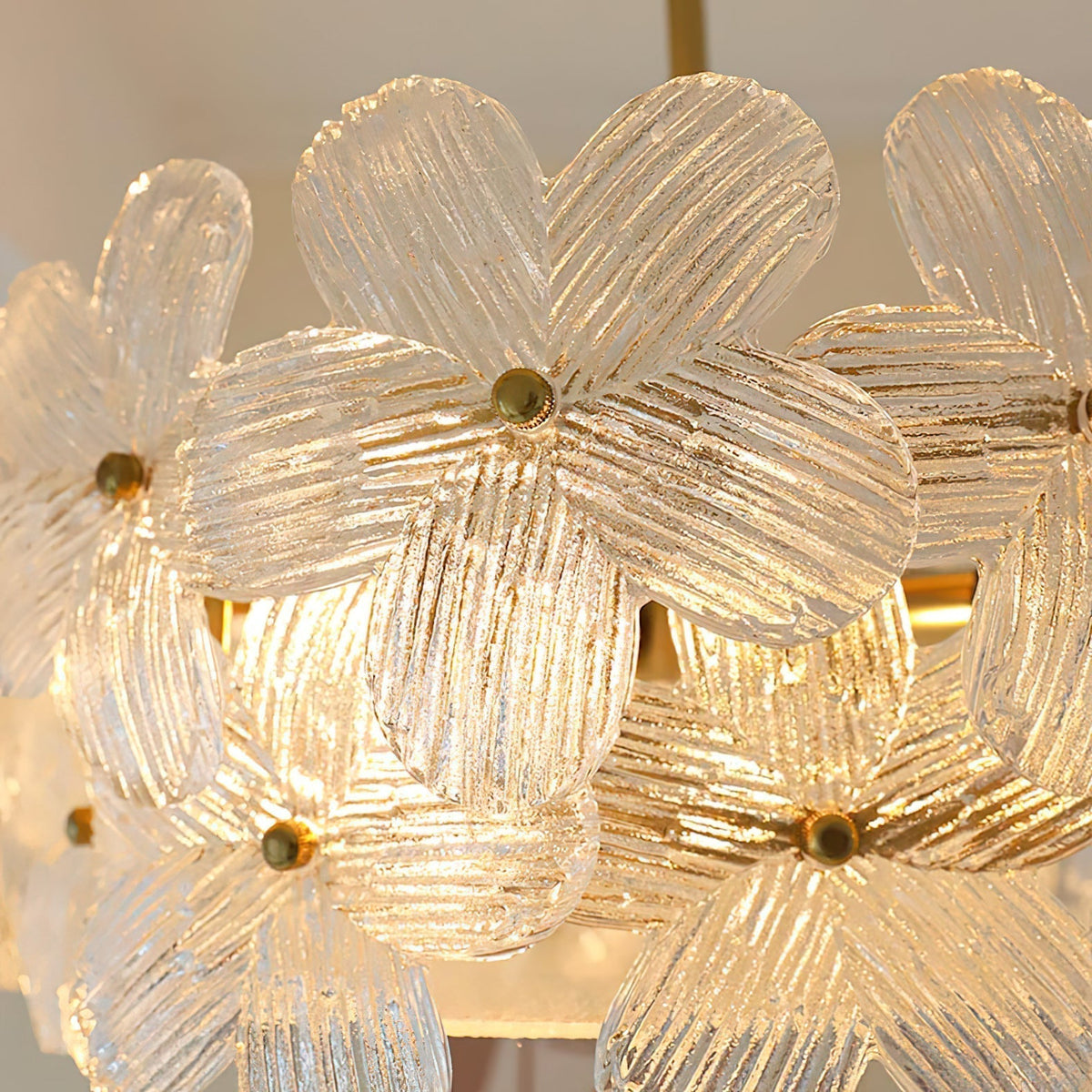Hydrangea Glass Chandelier