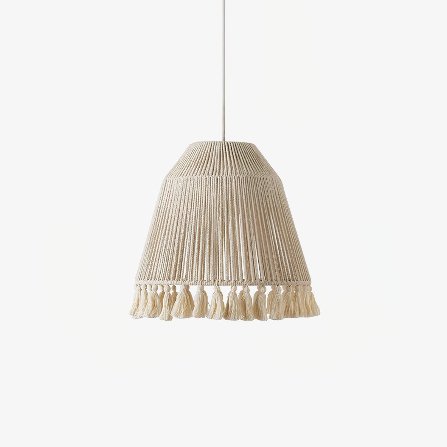 Hlugan Traditional Tassel Rope Pendant Light