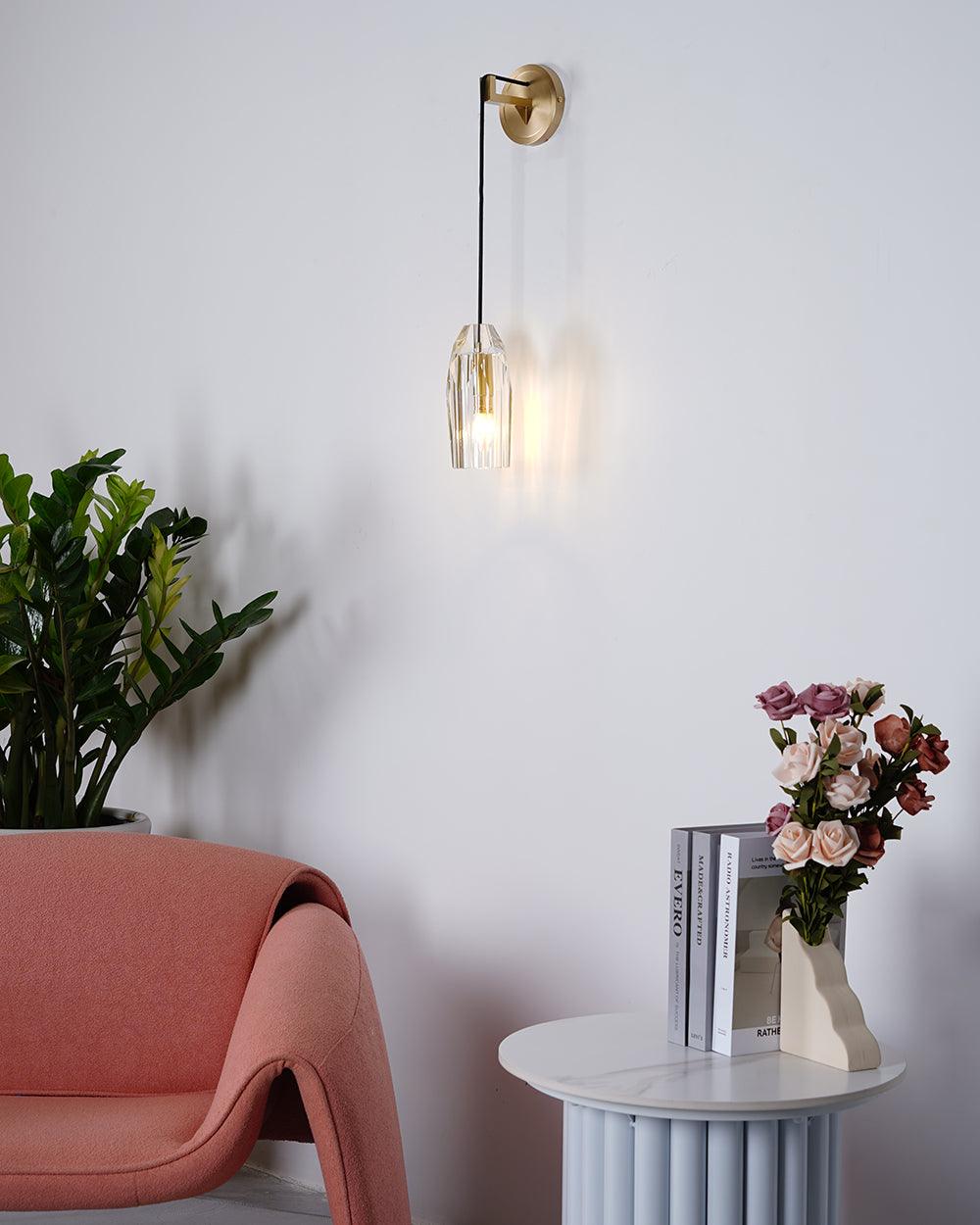 Zorinaris Premium Nordic Art Crystal Sconce Wall lamp