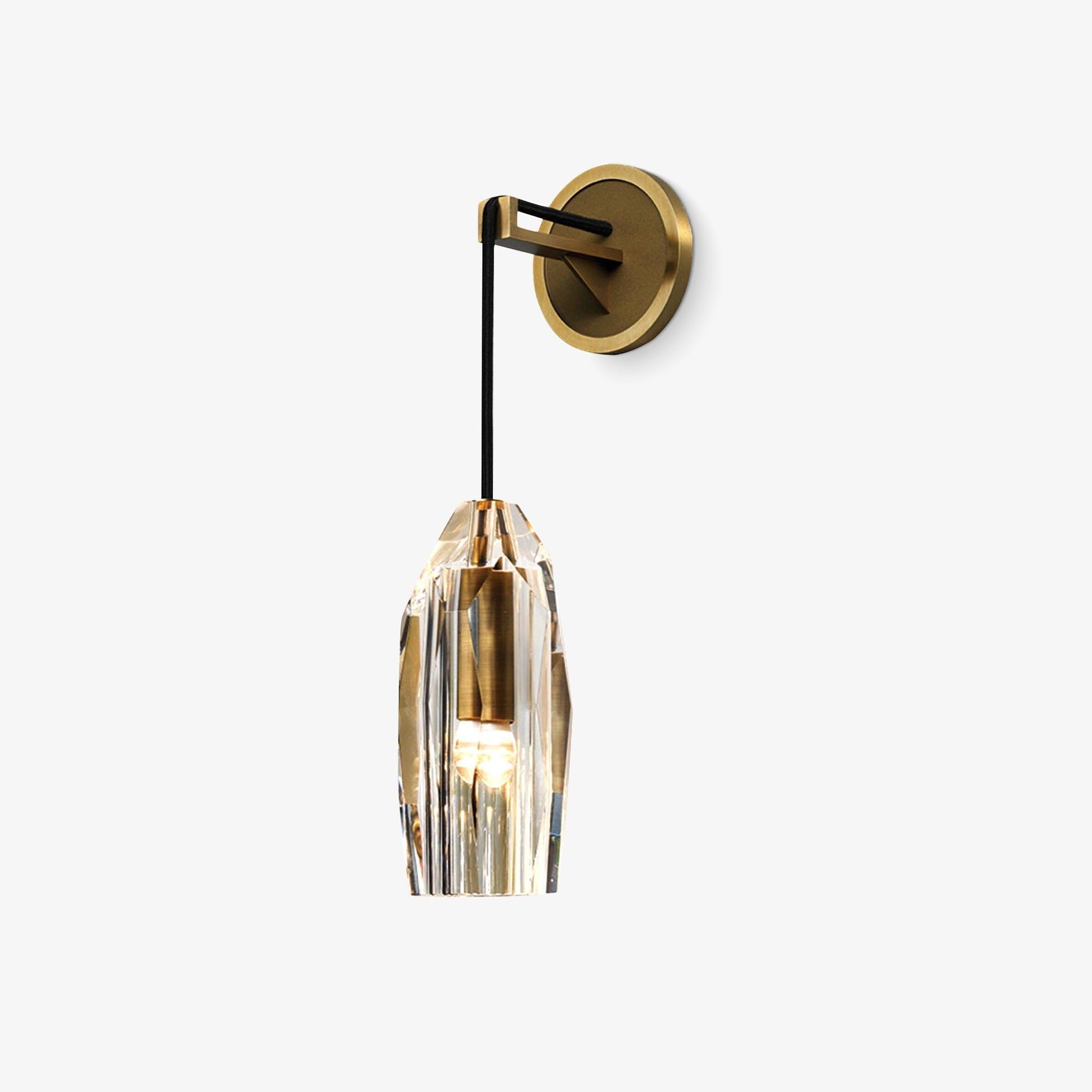 Zorinaris Premium Nordic Art Crystal Sconce Wall lamp