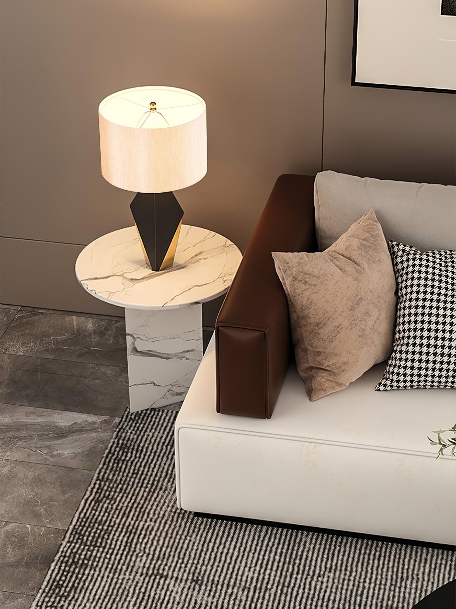 Prism Contemporary Fabric Table Lamp