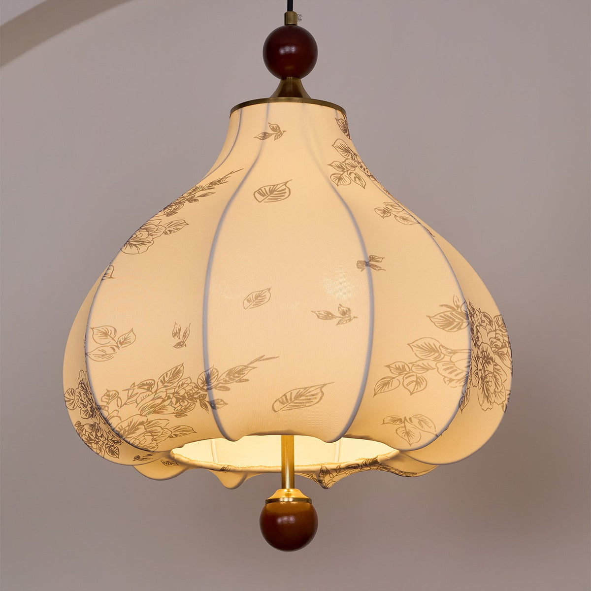 Favian Vintage Wood Pendant Lamp