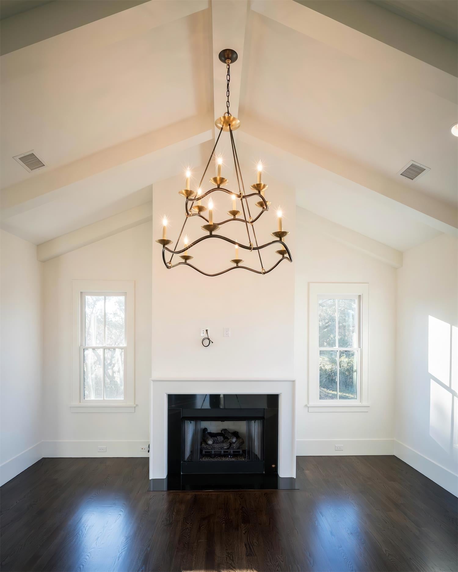 Juvin Two-Tier Candle Chandelier - Neutral Decor
