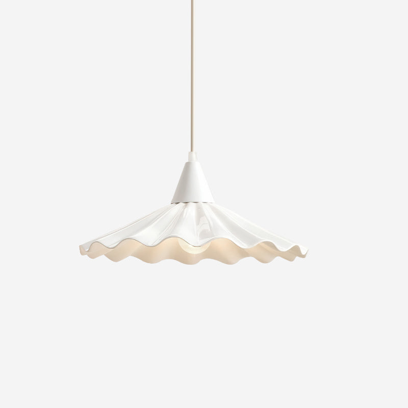 Rivora White Ceramic Pendant Light - Neutral Decor