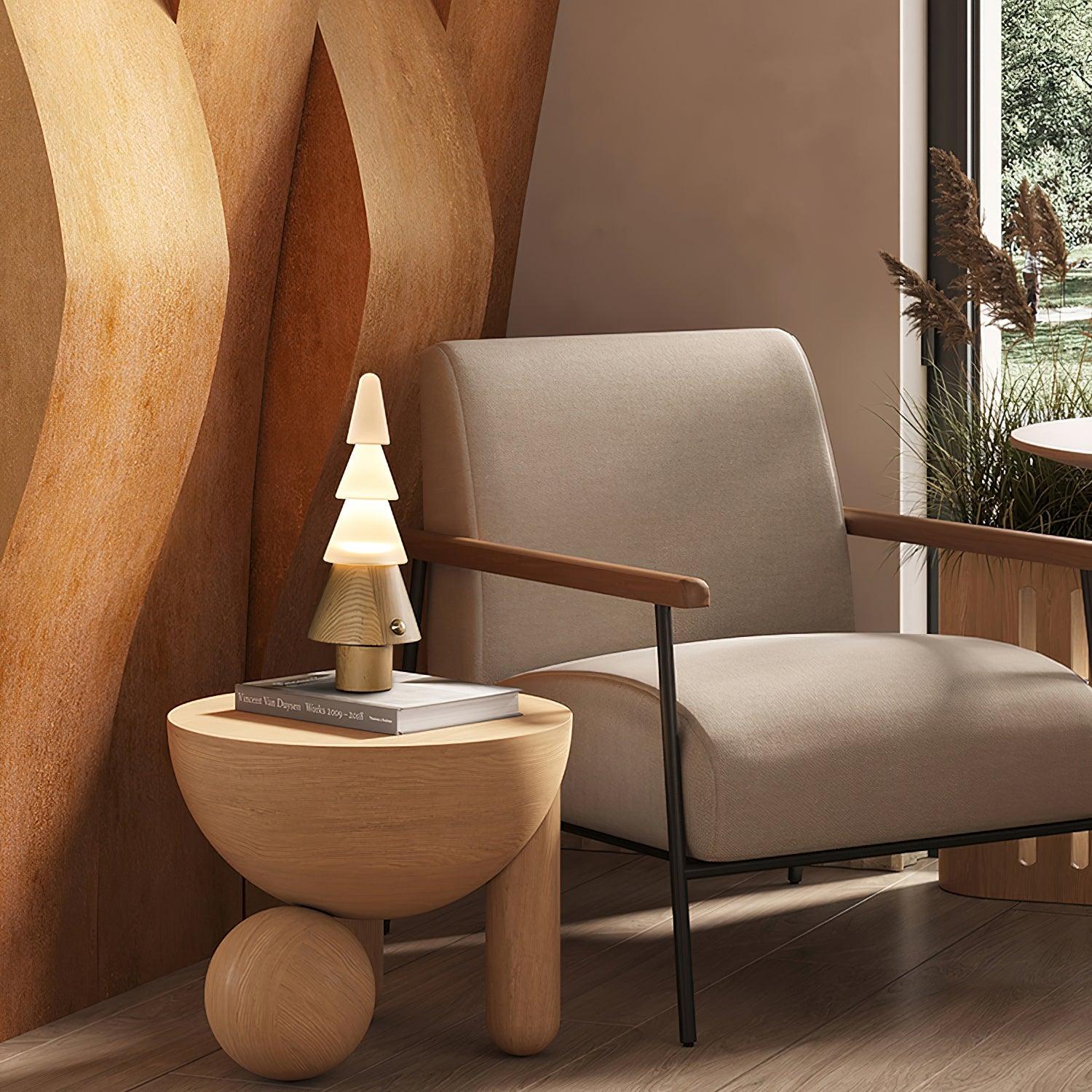 Elveette Modern Wood Table Lamp