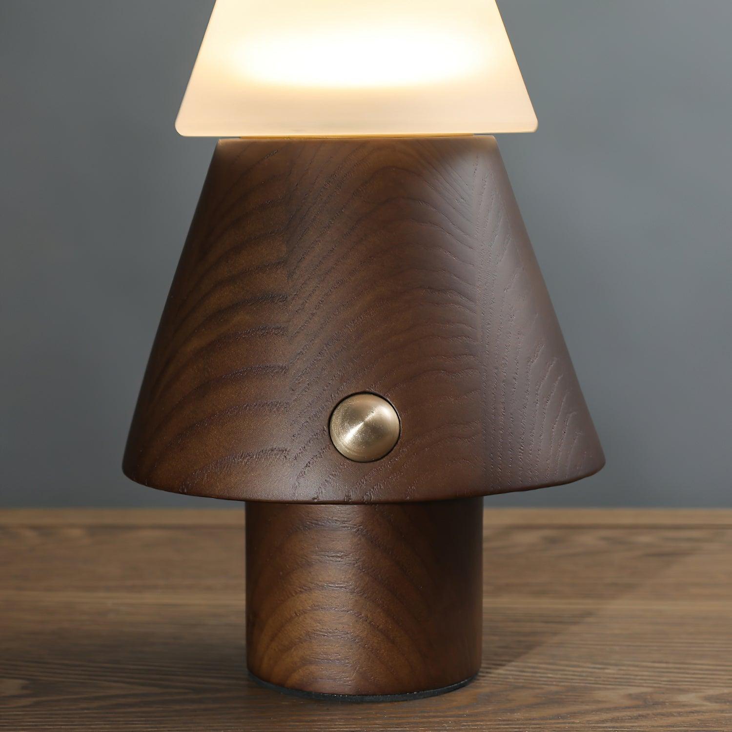 Elveette Modern Wood Table Lamp