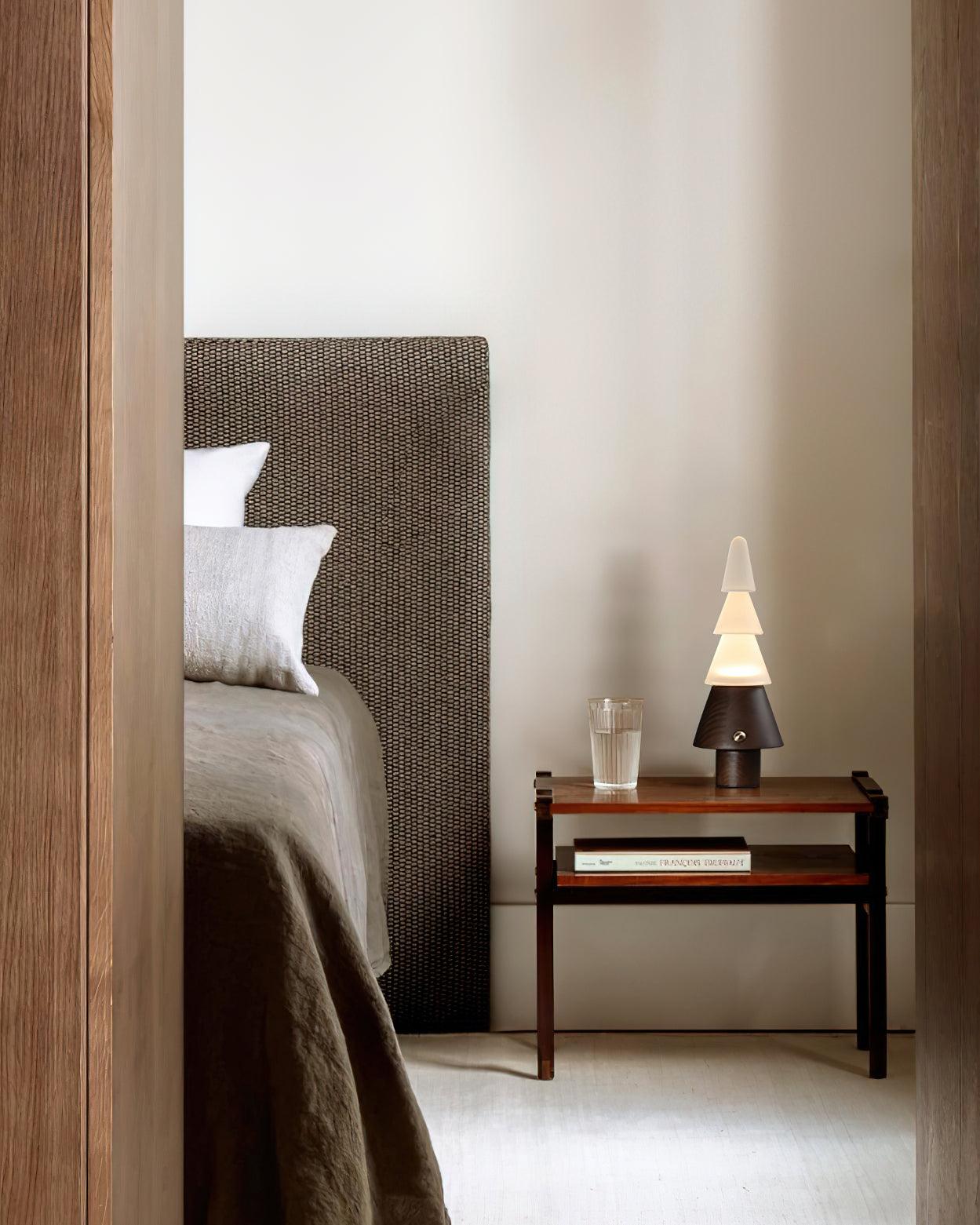 Elveette Modern Wood Table Lamp