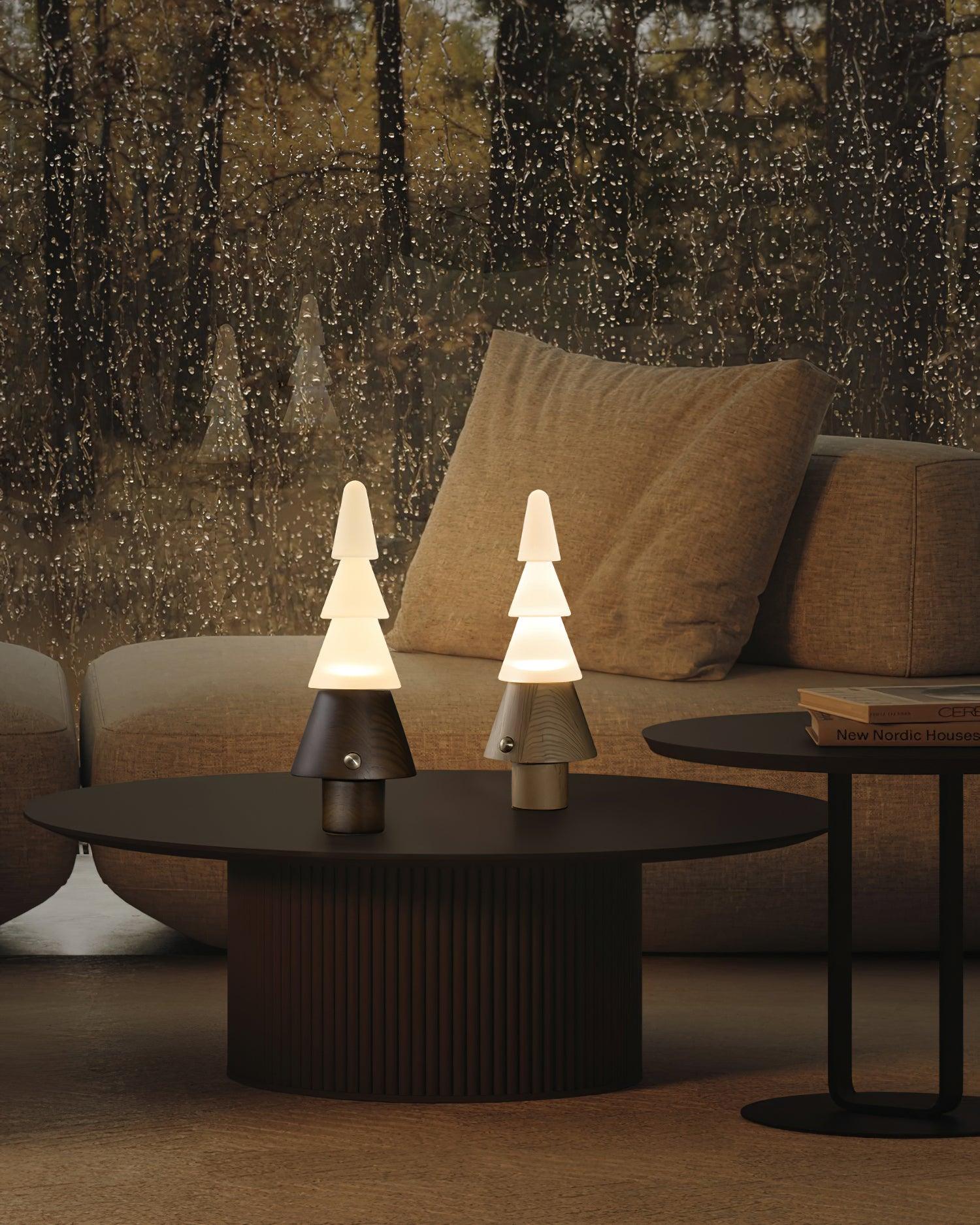Elveette Modern Wood Table Lamp