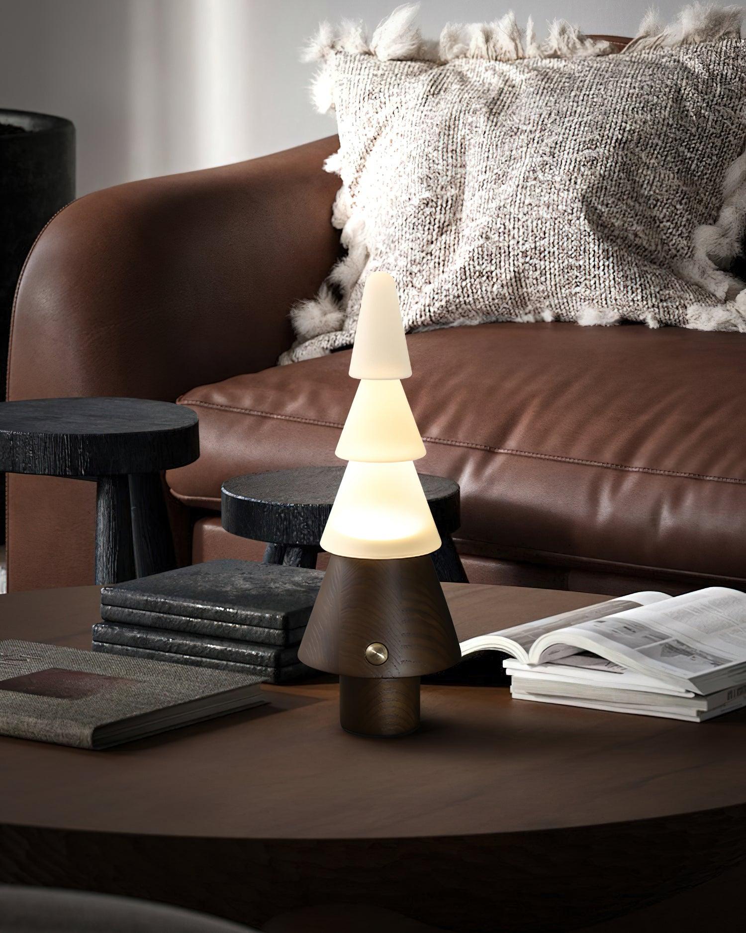 Elveette Modern Wood Table Lamp