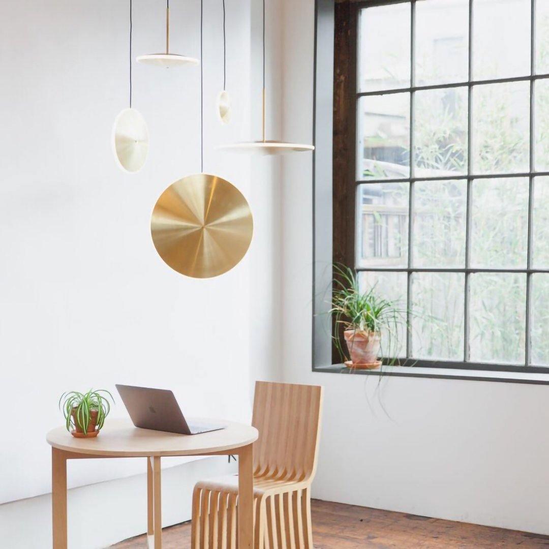 Uvenisra Modern Minimalist Dish Pendant Light - Neutral Decor