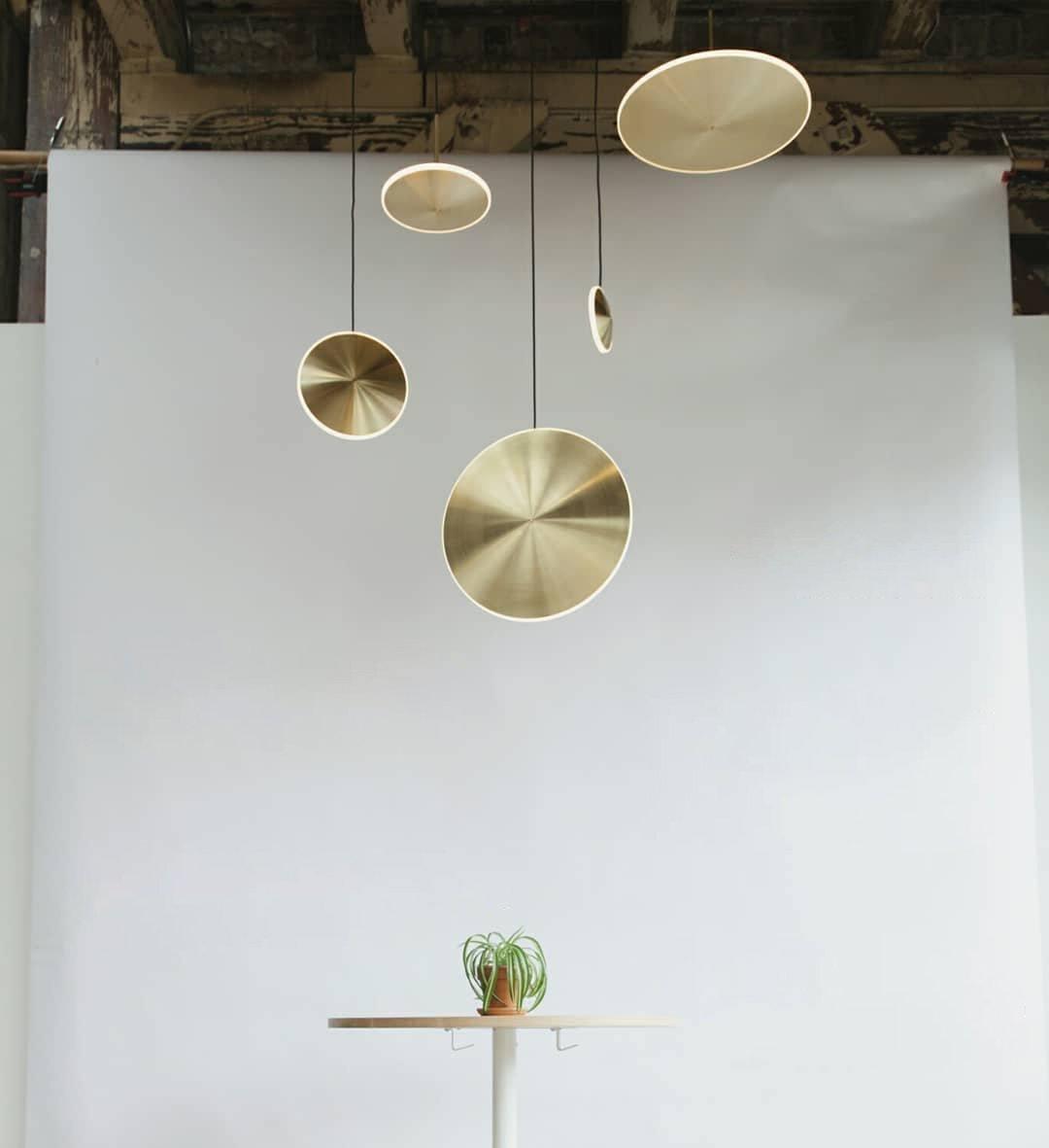 Uvenisra Modern Minimalist Dish Pendant Light - Neutral Decor