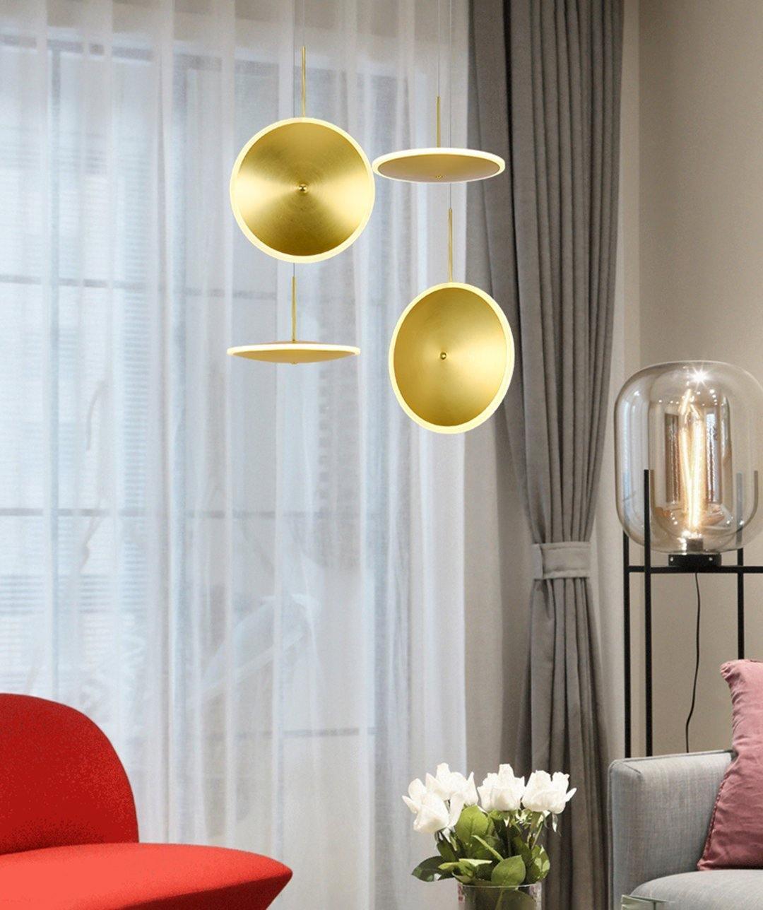 Uvenisra Modern Minimalist Dish Pendant Light - Neutral Decor