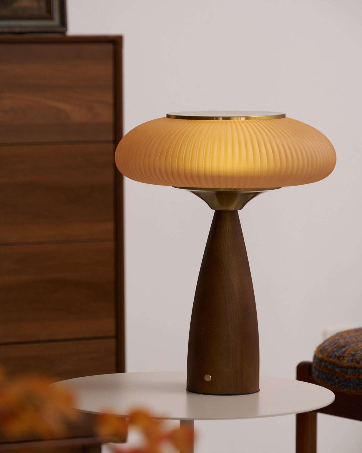 Syleena Wood Scandinavian Table Lamp