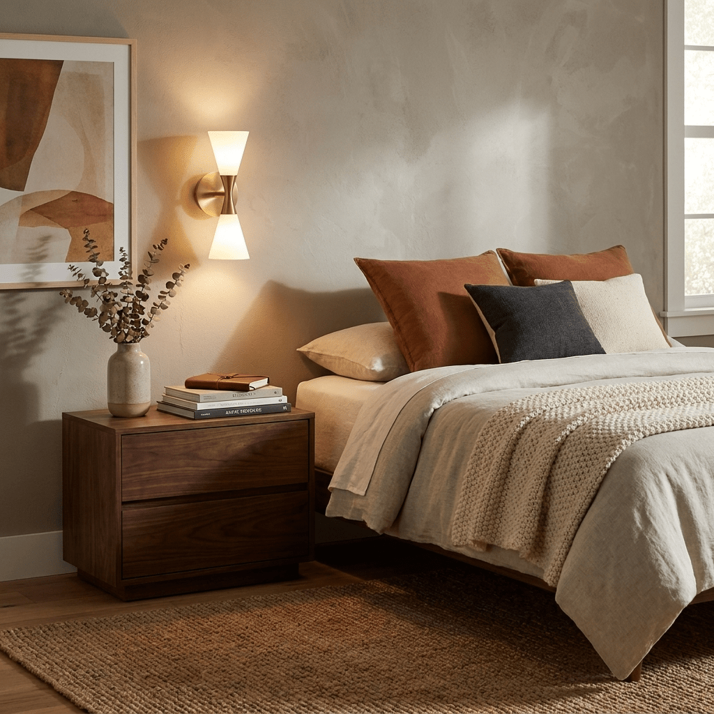 Dureline  Double Cone Wall Sconce