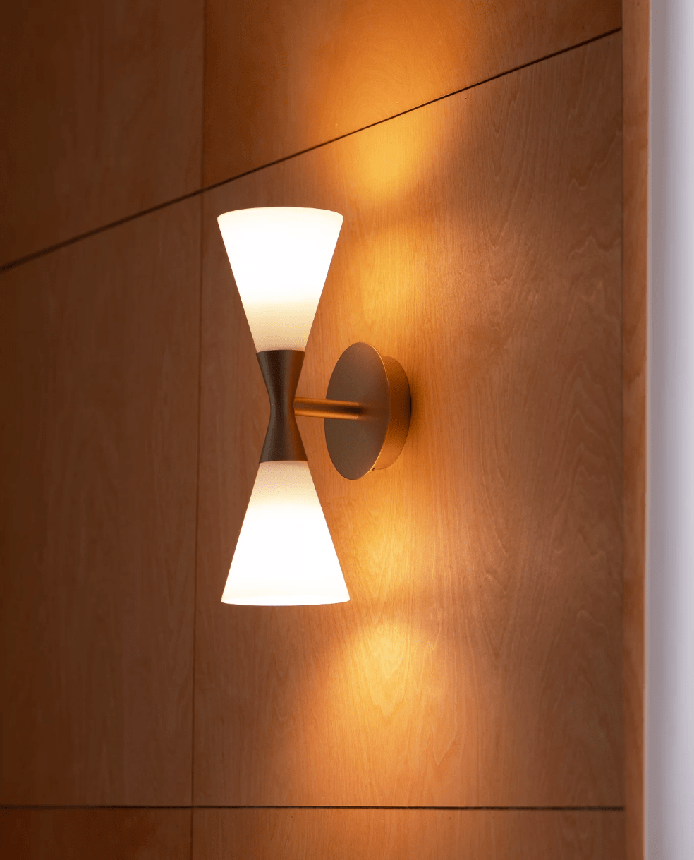 Dureline  Double Cone Wall Sconce