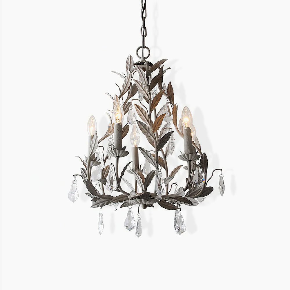Sylvia Vintage Glass Chandelier
