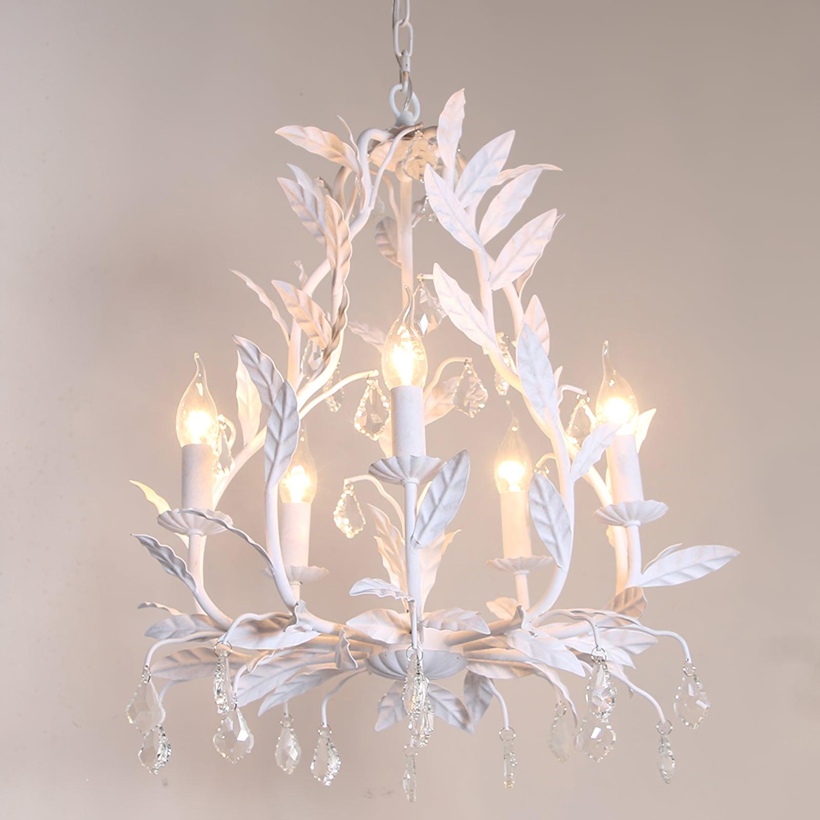 Sylvia Vintage Glass Chandelier