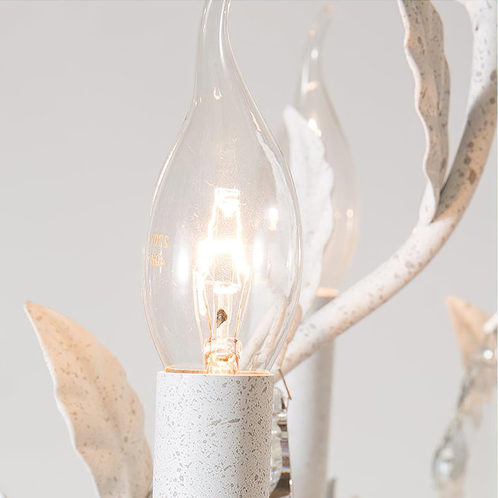 Sylvia Vintage Glass Chandelier