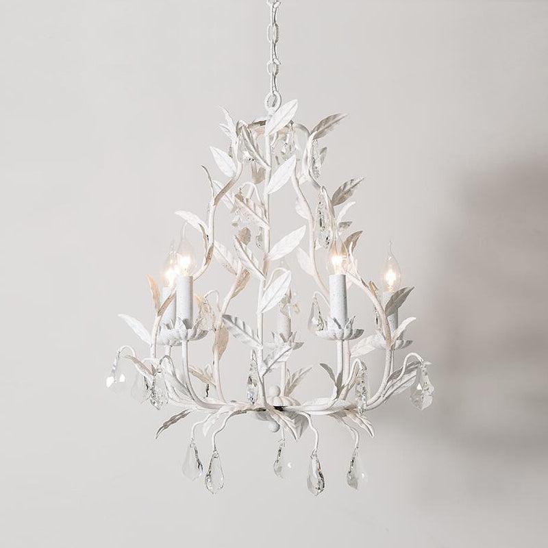 Sylvia Vintage Glass Chandelier