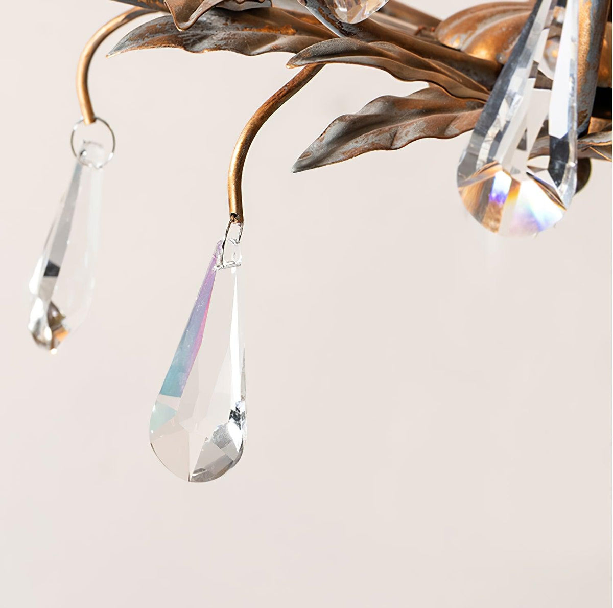 Sylvia Vintage Glass Chandelier