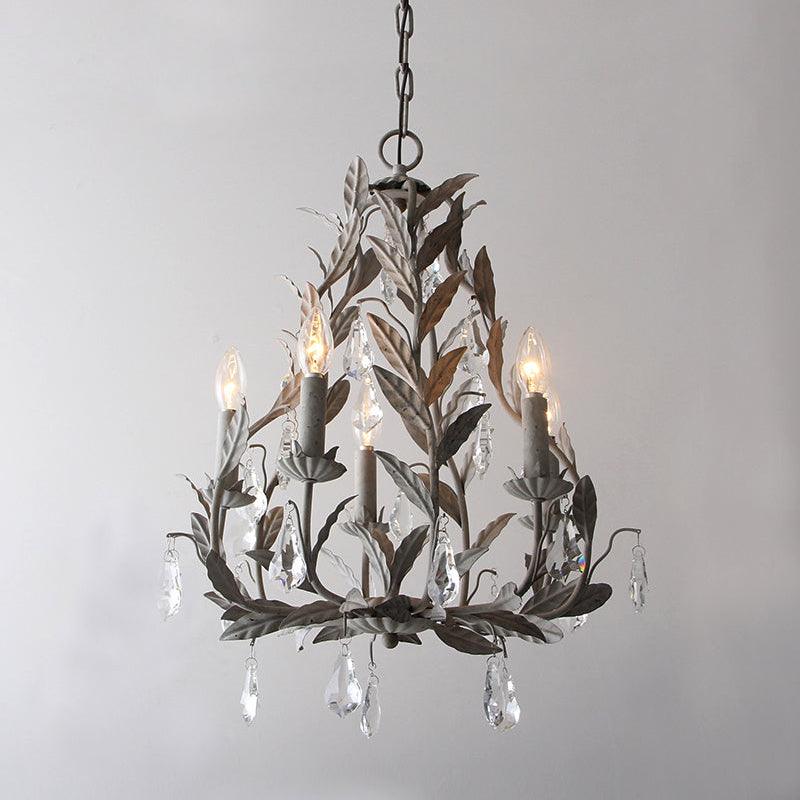 Sylvia Vintage Glass Chandelier