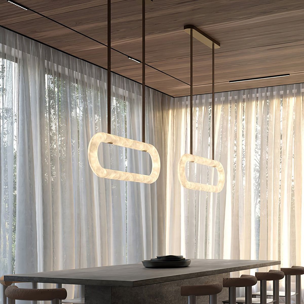 Solis Alabaster Chandelier