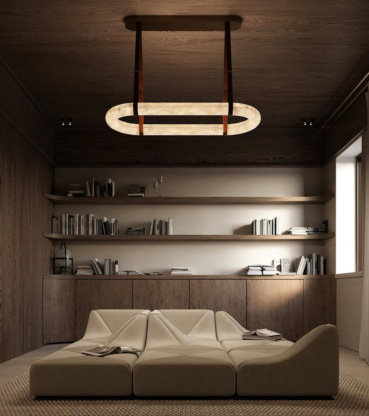 Solis Alabaster Chandelier