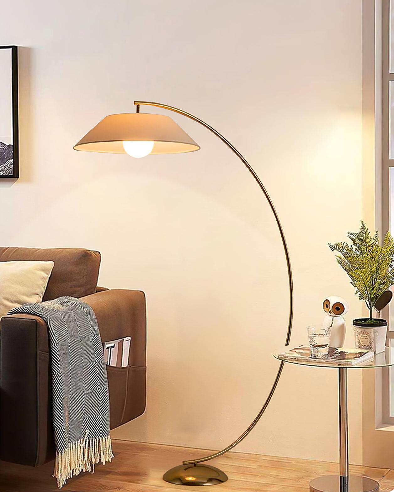 Veradin  Steel Fabric Floor Lamp