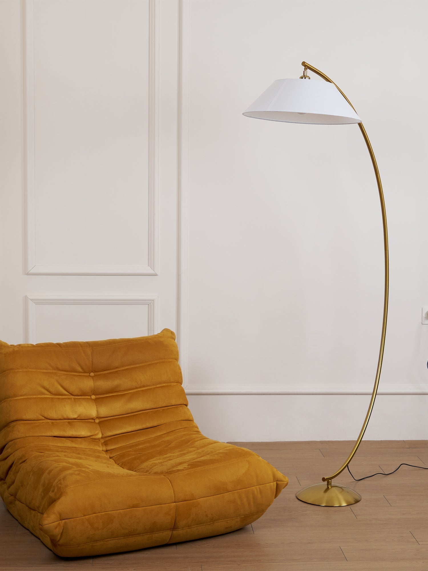 Veradin  Steel Fabric Floor Lamp