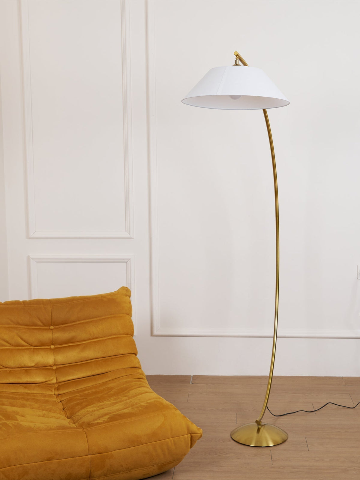 Veradin  Steel Fabric Floor Lamp
