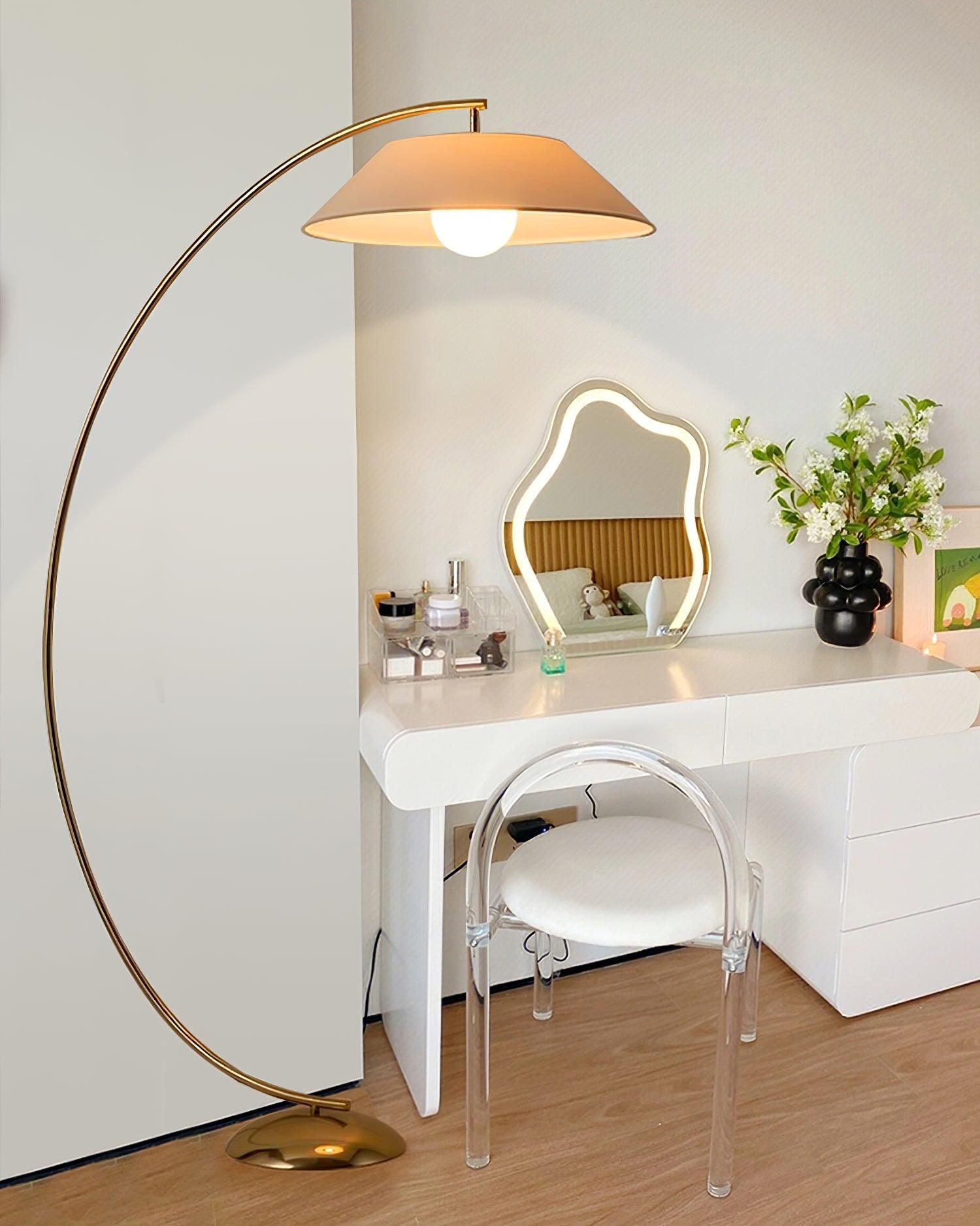 Veradin  Steel Fabric Floor Lamp