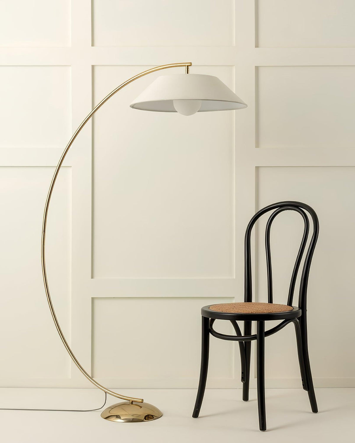 Veradin  Steel Fabric Floor Lamp