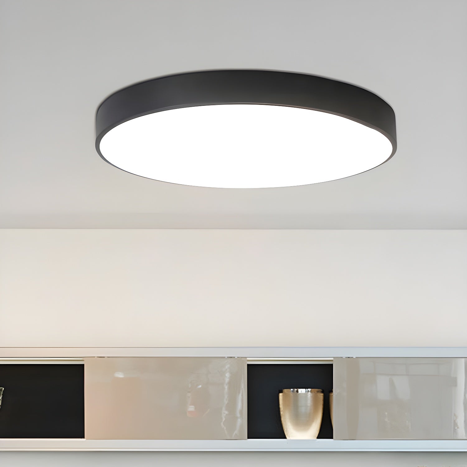 Izoriel Modern Minimalist Circular Slimline Ceiling Light