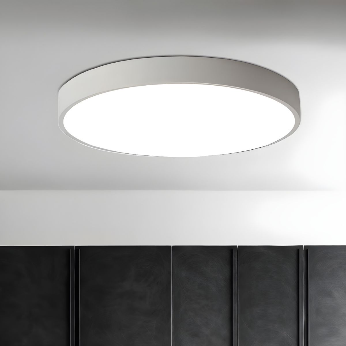 Izoriel Modern Minimalist Circular Slimline Ceiling Light