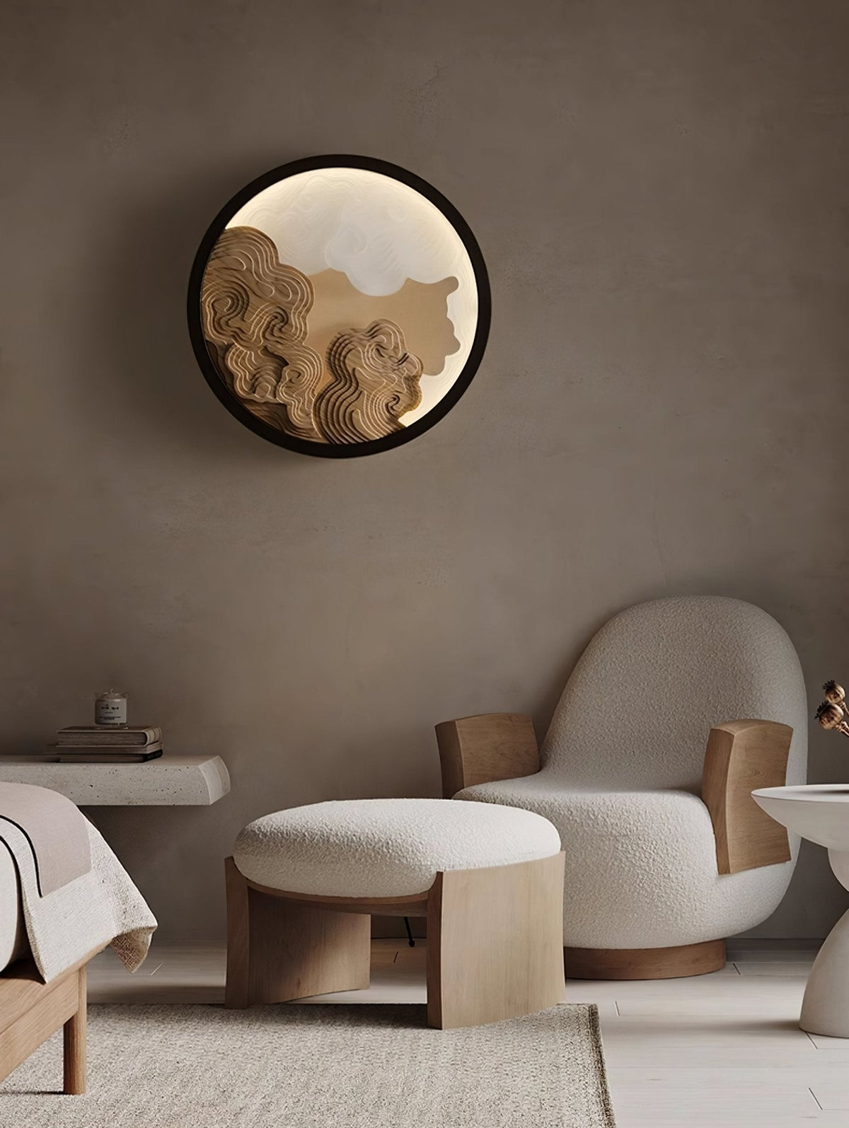 Grayson Modern Wood Wall Lamp