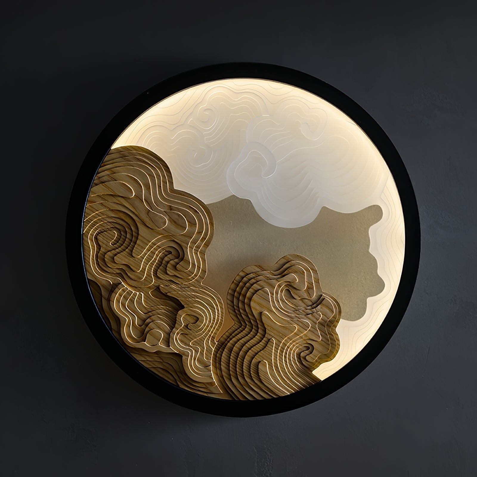 Grayson Modern Wood Wall Lamp