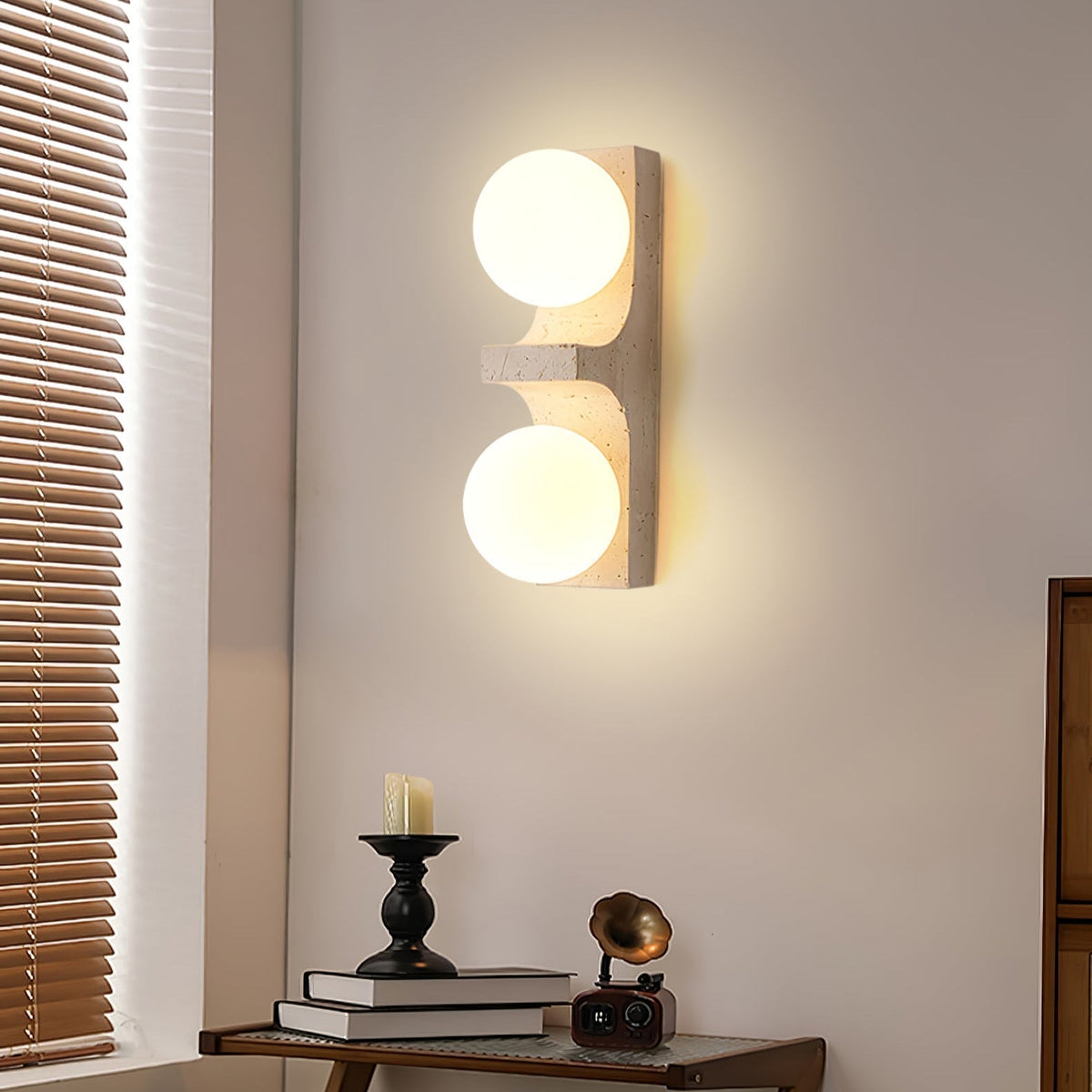 Umiren Travertine Wall Light