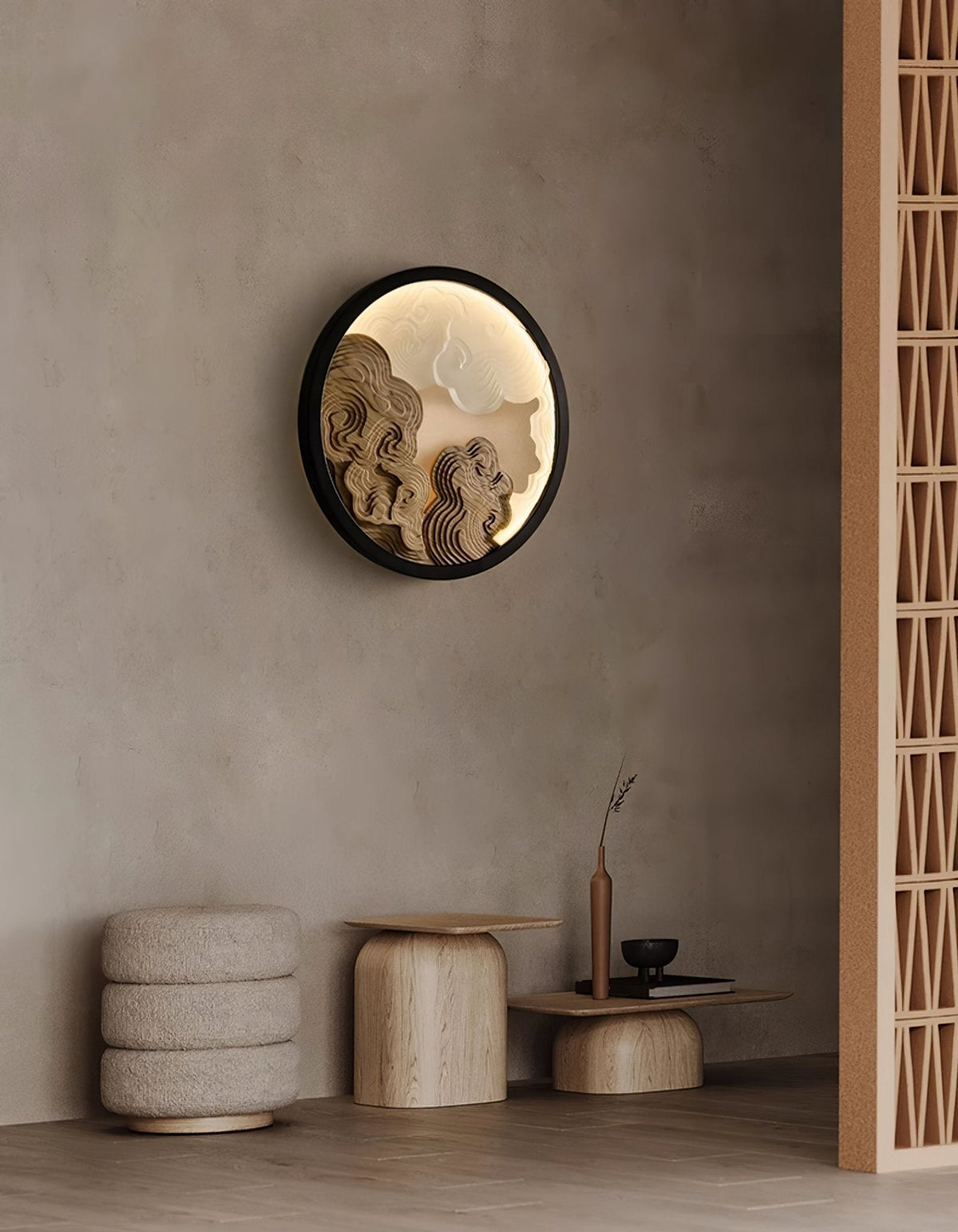 Grayson Modern Wood Wall Lamp