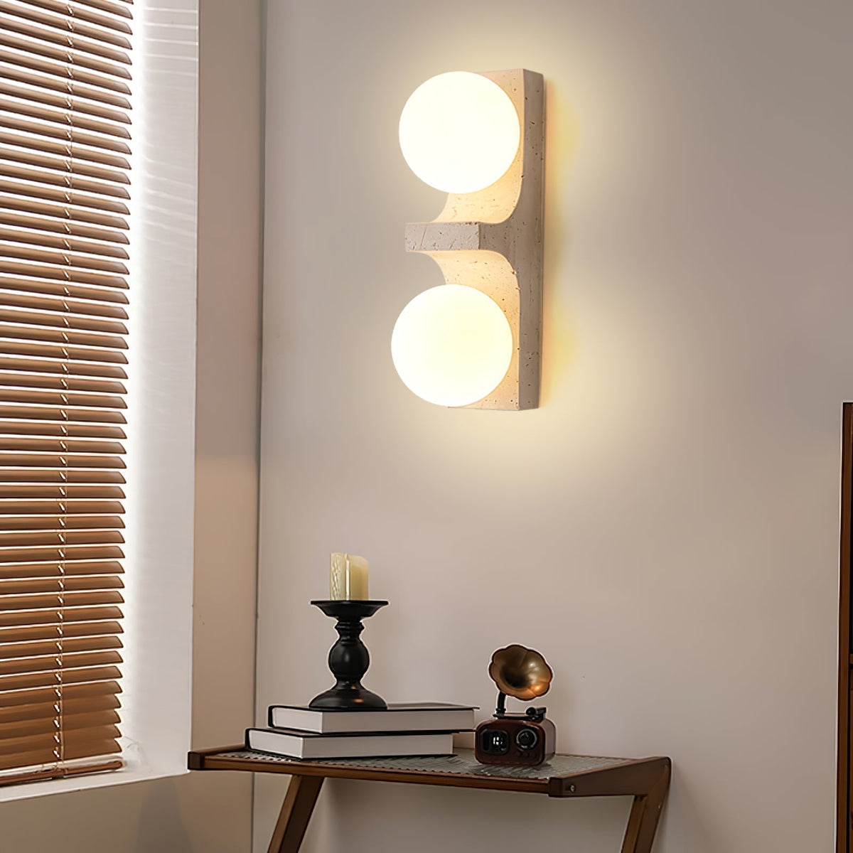 Umiren Travertine Wall Light