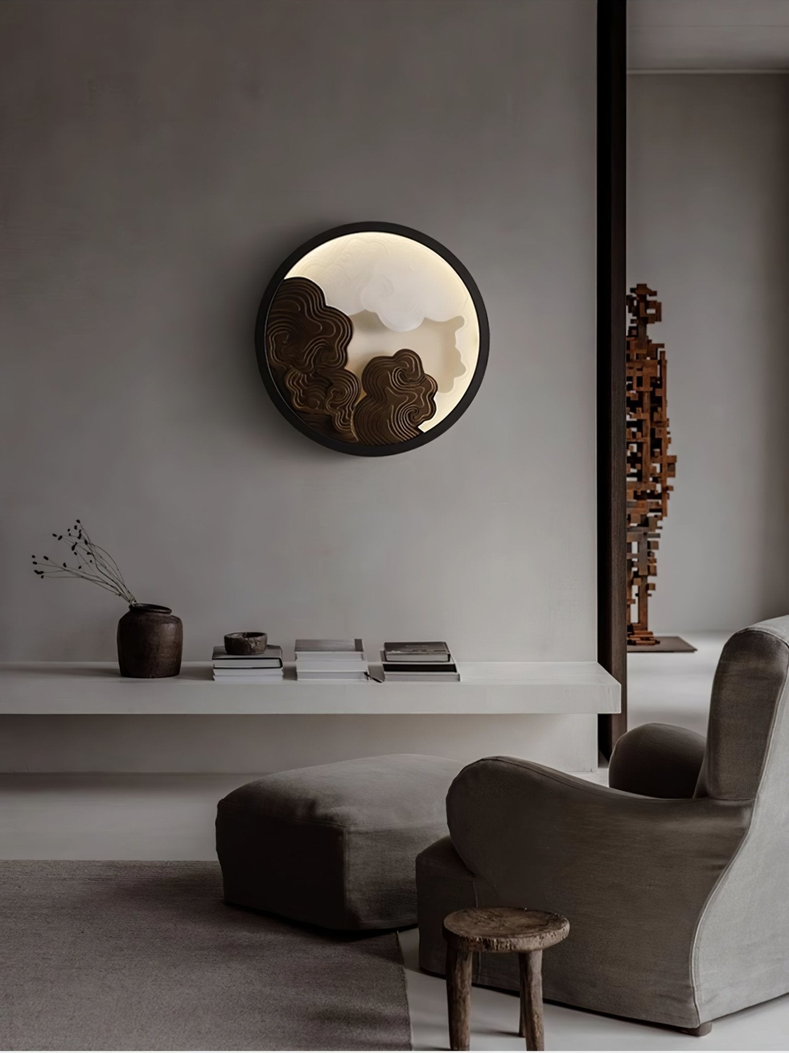 Grayson Modern Wood Wall Lamp