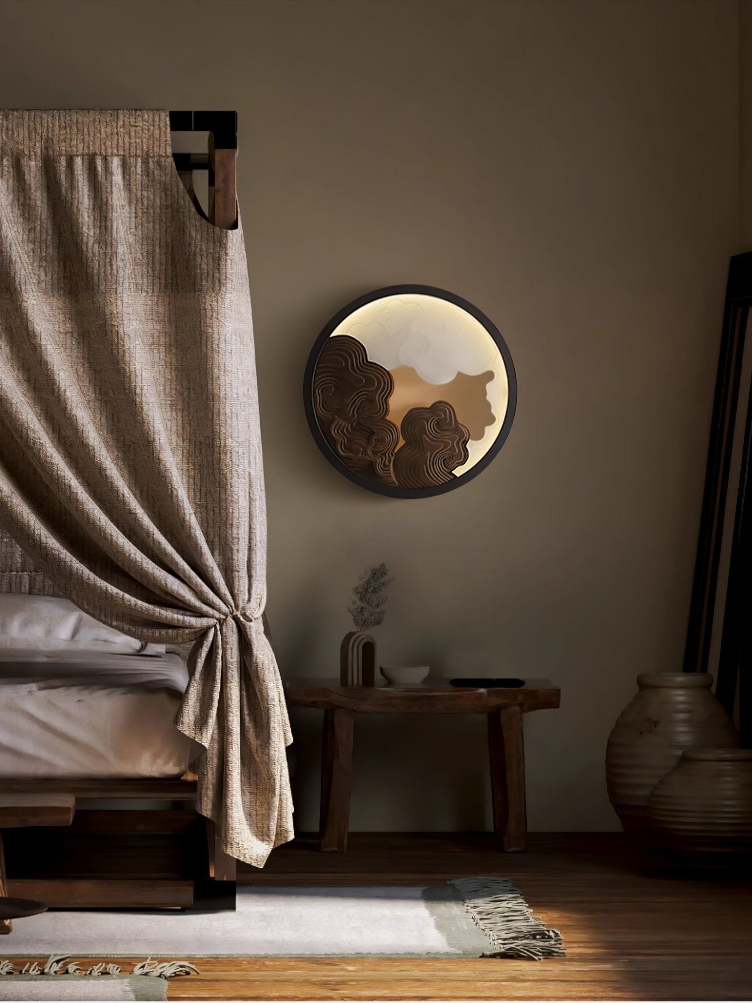 Grayson Modern Wood Wall Lamp