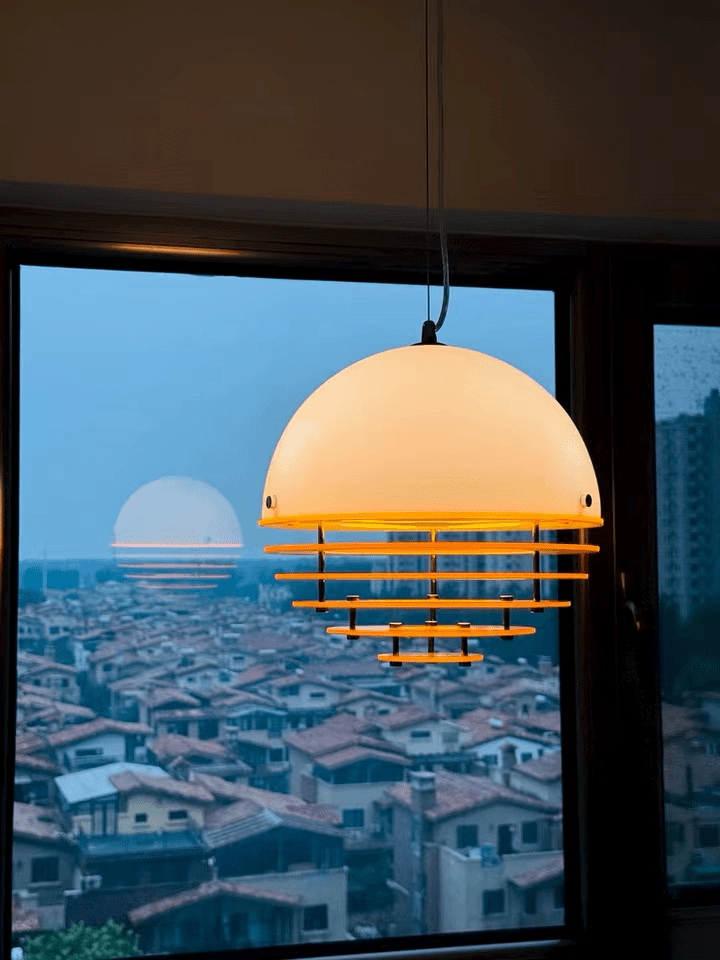 Esme Orange Layered  Pendant Lamp