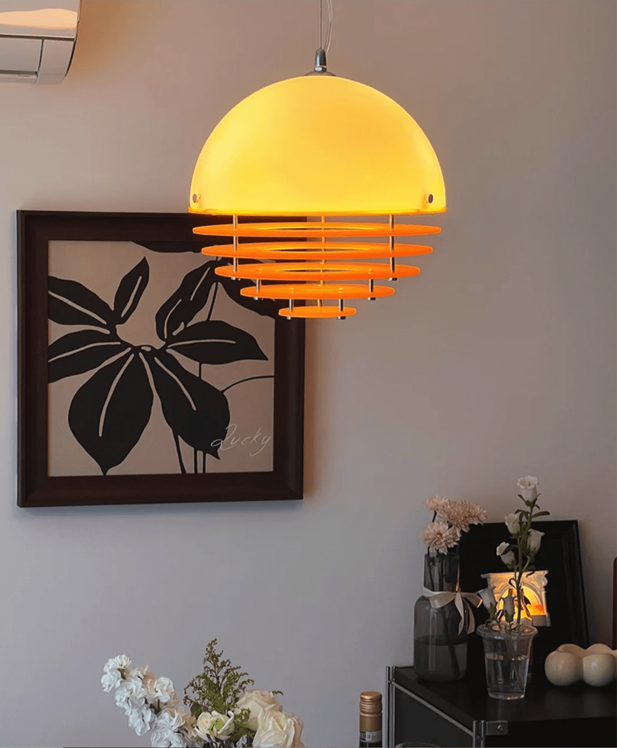 Esme Orange Layered  Pendant Lamp