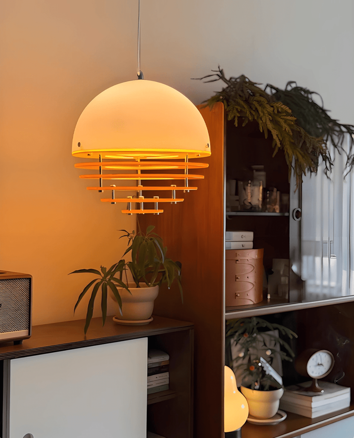 Esme Orange Layered  Pendant Lamp