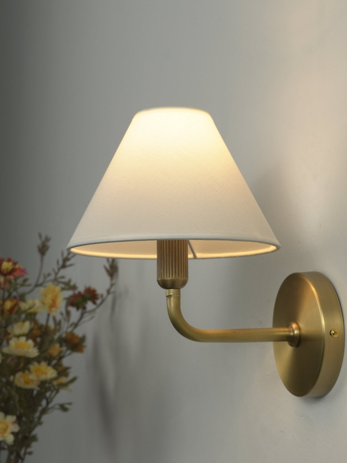 Solivelle Brass Wall Sconce